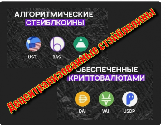 Decentralized stablecoins. A review by a Bitcoin mixer: mixero.money
