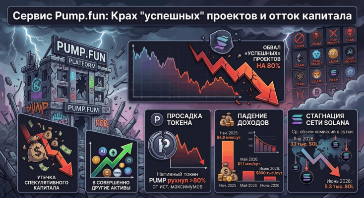 Сервис Pump.fun рухнул. Обзор биткоин миксер mixero.money